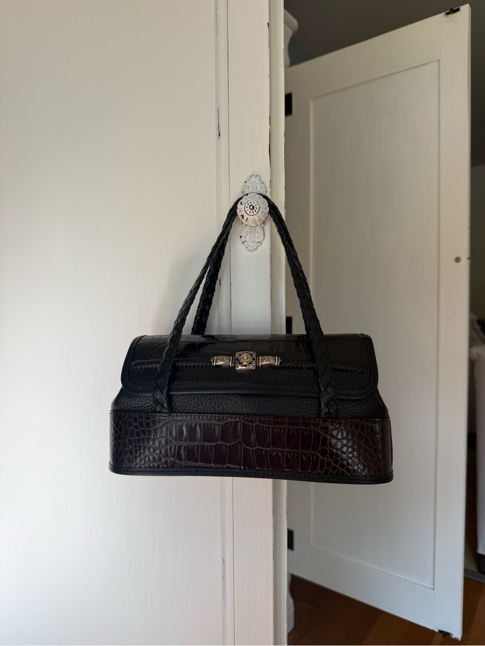 Brighton Leather Top-Handle Purse
